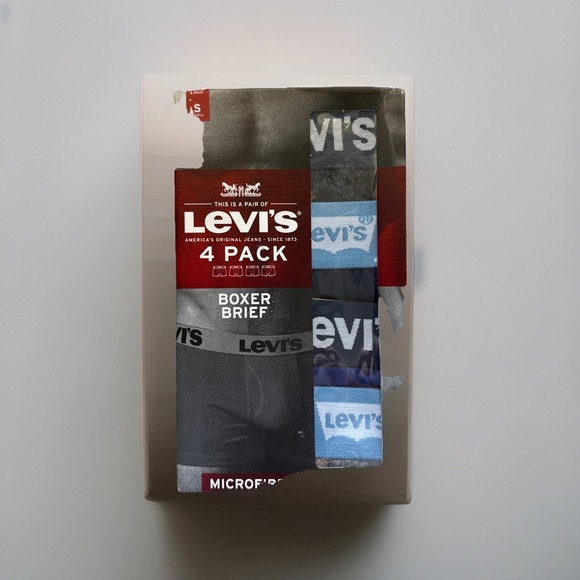 Levi's Other - Levi's Boxer Brief Microfiber 4 Pack Contour Pouch Small 28-30